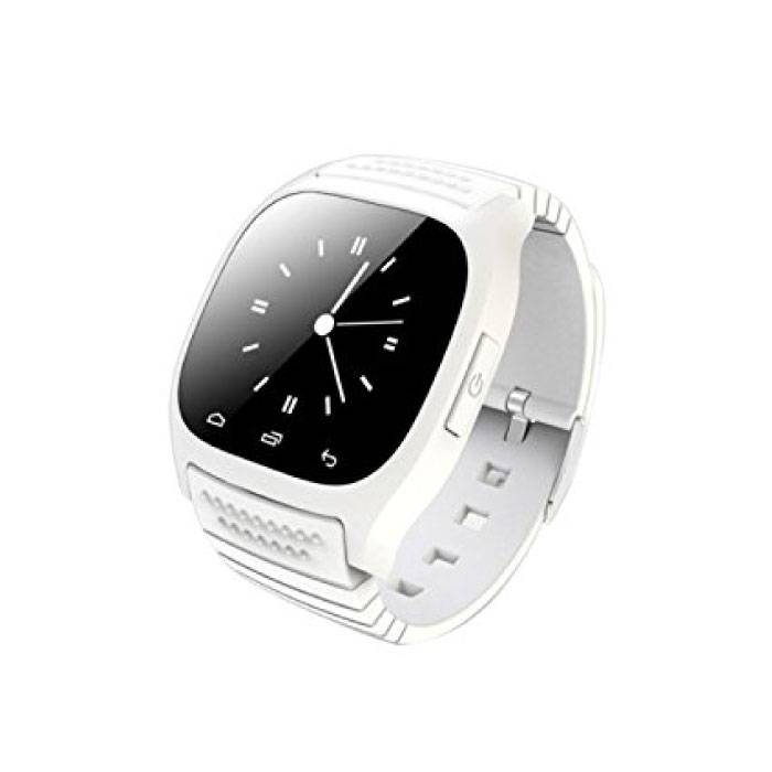 Montre intelligente d'origine M26 Smartphone Fitness Sport activité Tracker montre OLED Android iOS iPhone Samsung Huawei blanc