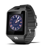 Stuff Certified® Originale DZ09 Smartwatch Smartphone Fitness Sport Activity Tracker Orologio OLED Android iOS iPhone Samsung Huawei Nero