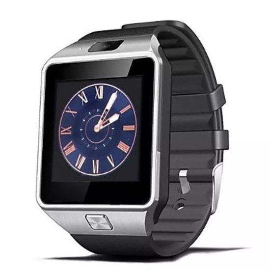 Oryginalny Smartwatch DZ09 Smartwatch Fitness Sport Activity Tracker Zegarek OLED Android iOS iPhone Samsung Huawei Silver
