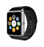 Stuff Certified® Original GT08 Smartwatch Smartphone Fitness Deporte Rastreador de actividad Reloj OLED Android iOS iPhone Samsung Huawei Silver