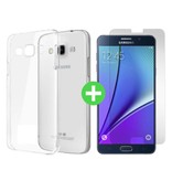 Stuff Certified® Samsung Galaxy A9 2016 Transparant TPU Hoesje + Screen Protector Tempered Glass