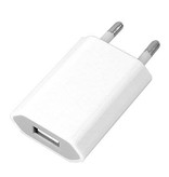 Stuff Certified® Stecker Wandladegerät für iPhone / iPad / iPod 5V - 1A Ladegerät USB AC Home Weiß