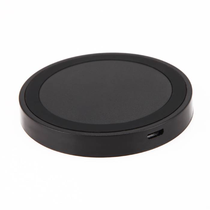 Qi Q5 Universal Wireless Ladegerät 5V - 1A Wireless Charging Pad Schwarz