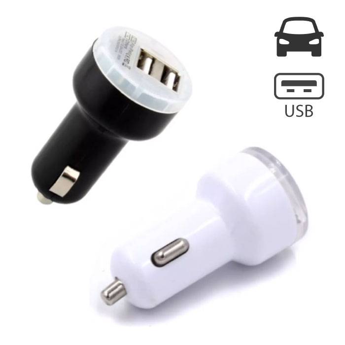 Stuff Certified® 10-Pack High Speed Dubbele Autolader/Dual Carcharger Zwart/Wit