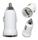 Stuff Certified® Paquete de 3 iPhone / iPad / iPod AAA + Cargador de coche USB - Blanco - Carga rápida