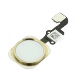 Stuff Certified® Para Apple iPhone 6S / 6S Plus - Conjunto de botón de inicio A + con cable flexible dorado