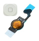 Stuff Certified® Für Apple iPhone 5 - AAA + Home Button Assembly mit Flexkabel Weiß