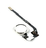 Stuff Certified® Para Apple iPhone 5S - Conjunto de botón de inicio AAA + con cable flexible blanco