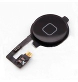 Stuff Certified® For Apple iPhone 4 - A + Home Button Assembly with Flex Cable Black