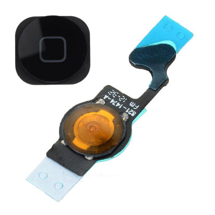 Für Apple iPhone 5 - A + Home Button Assembly mit Flexkabel Schwarz