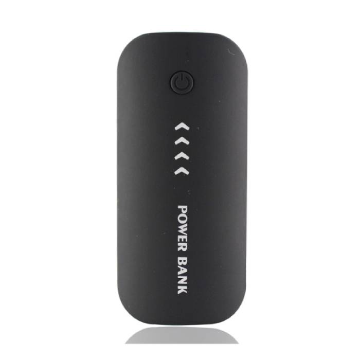 Zewnętrzna ładowarka awaryjna baterii Powerbank 5600mAh Czarna