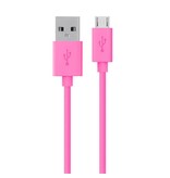 Stuff Certified® USB - Câble de chargement USB-C Câble de données de chargeur de données Android 3 mètres rose