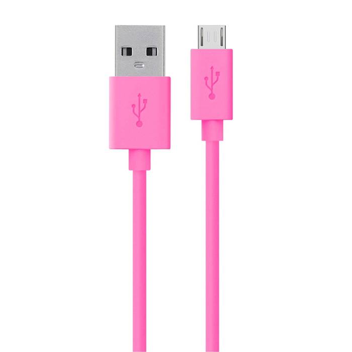 USB - Cavo di ricarica USB-C Caricabatterie Cavo dati Dati Android 3 metri Rosa