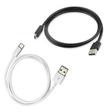 Stuff Certified® 10-Pack USB - Câble de chargement USB-C Câble de données Android 1 mètre noir / blanc