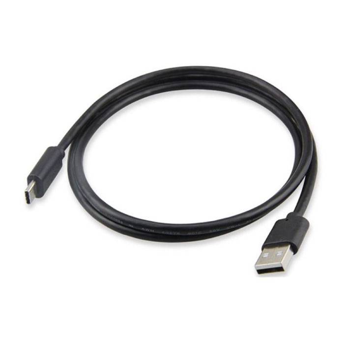 USB 2.0 - Micro-USB Oplaadkabel Oplader Data Kabel Data Android 0.80 Meter Zwart
