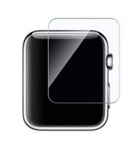 Stuff Certified® Protector de pantalla transparente de vidrio templado de 38 mm para iWatch Series 1/2/3