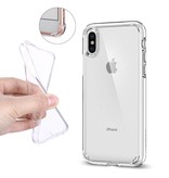 Stuff Certified® iPhone XS Transparant Clear Bumper Case Cover Silicone TPU Hoesje Anti-Shock