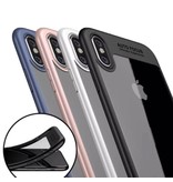 Stuff Certified® iPhone XS - Auto Focus Armor Case Cover Cas Silikon TPU Case Schwarz