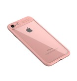 Stuff Certified® iPhone XS - Auto Focus Armor Case Cover Cas Funda de silicona TPU Rosa