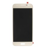 Stuff Certified® Ekran Samsung Galaxy J3 J330 2017 (ekran dotykowy + części AMOLED +) Jakość AAA + - czarny / jasnoniebieski / złoty