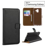 Stuff Certified® Samsung Galaxy S8 Plus - Funda con tapa tipo cartera Funda Cas Case Cartera Negra