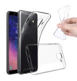 Stuff Certified® Samsung Galaxy A6 2018 Funda transparente transparente Funda de silicona TPU