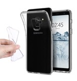 Stuff Certified® Samsung Galaxy A8 2018 Funda transparente transparente Funda de silicona TPU