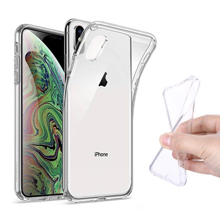 Custodia in silicone TPU trasparente per iPhone XS Max