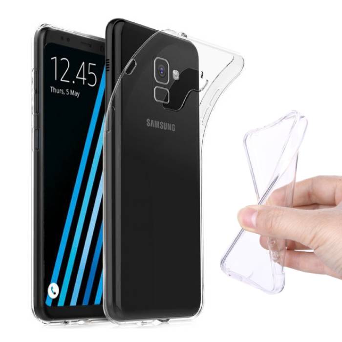 Custodia in silicone TPU trasparente per Samsung Galaxy A7 2018