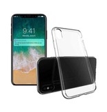 Stuff Certified® Coque en TPU transparente pour iPhone X + Protecteur d'écran en verre trempé