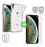 Stuff Certified® Custodia in TPU trasparente per iPhone XS Max + pellicola proteggi schermo