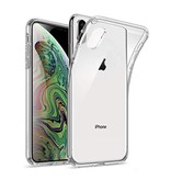 Stuff Certified® Coque en TPU transparente pour iPhone XS Max + feuille de protection d'écran