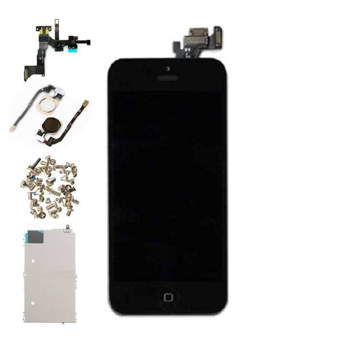 Stuff Certified® Écran pré-assemblé pour iPhone 5 (écran tactile + LCD + pièces) A + Qualité - Noir + Outils