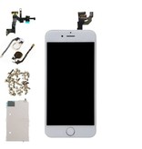 Stuff Certified® iPhone 6 4,7 "Wstępnie zmontowany ekran (ekran dotykowy + LCD + części) Jakość A + - biały + narzędzia