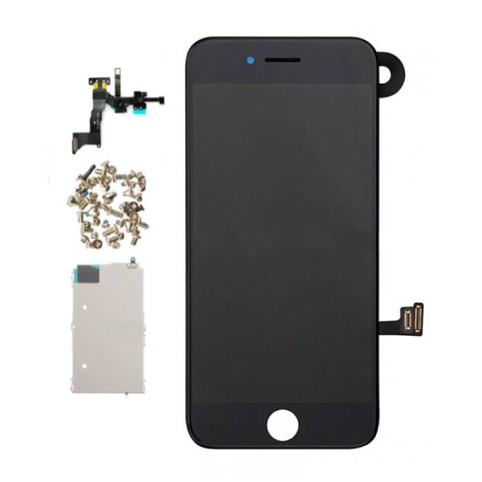 Stuff Certified® Écran pré-assemblé pour iPhone 7 Plus (écran tactile + LCD + pièces) A + Qualité - Noir + Outils