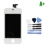 Stuff Certified® iPhone 4 Screen (Touchscreen + LCD + Parts) A + Quality - White + Tools