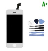 Stuff Certified® Ekran iPhone SE / 5S (ekran dotykowy + LCD + części) Jakość A + - biały + narzędzia