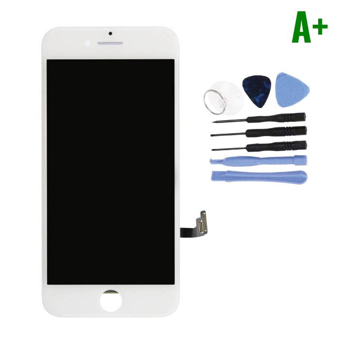 Stuff Certified® Pantalla iPhone 7 (Pantalla táctil + LCD + Partes) Calidad A + - Blanco + Herramientas