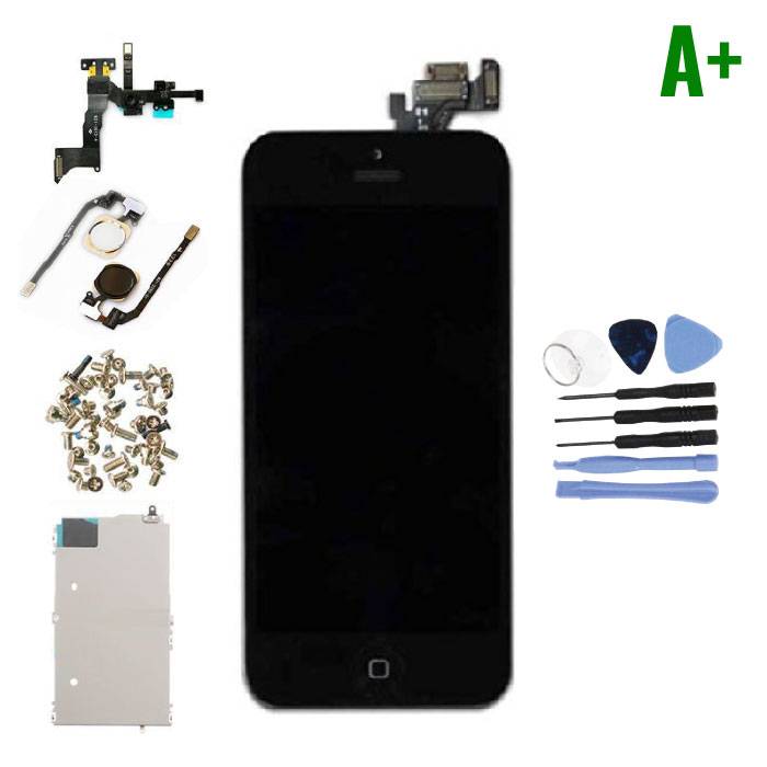 Stuff Certified® Écran pré-assemblé pour iPhone 5 (écran tactile + LCD + pièces) A + Qualité - Noir + Outils