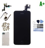 Stuff Certified® iPhone 5S Pre-assembled Screen (Touchscreen + LCD + Parts) A + Quality - Black + Tools