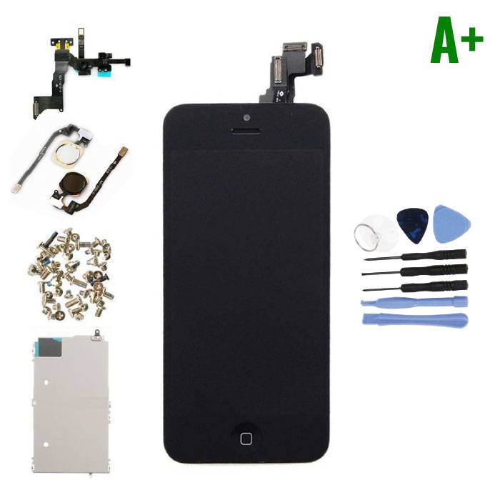 Stuff Certified® Écran pré-assemblé pour iPhone 5C (écran tactile + LCD + pièces) A + Qualité - Noir + Outils