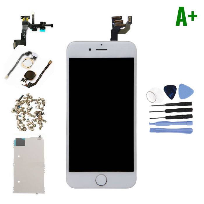 Stuff Certified® iPhone 6 4.7 "Vormontierter Bildschirm (Touchscreen + LCD + Teile) A + Qualität - Weiß + Werkzeuge