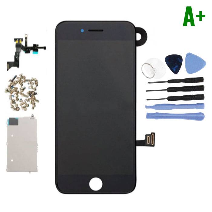 Stuff Certified® Écran pré-assemblé pour iPhone 7 Plus (écran tactile + LCD + pièces) A + Qualité - Noir + Outils