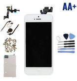 Stuff Certified® iPhone 5 Pre-assembled Screen (Touchscreen + LCD + Parts) AA + Quality - White + Tools