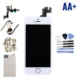 Stuff Certified® Écran pré-assemblé pour iPhone 5S (écran tactile + LCD + pièces) AA + Qualité - Blanc + Outils