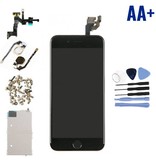 Stuff Certified® iPhone 6 4,7 "Wstępnie zmontowany ekran (ekran dotykowy + LCD + części) AA + Jakość - czarny + narzędzia