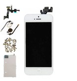 Stuff Certified® iPhone 5 Wstępnie zmontowany ekran (ekran dotykowy + LCD + części) AAA + jakość - biały + narzędzia