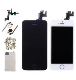 Stuff Certified® Pantalla preensamblada iPhone 5S (pantalla táctil + LCD + piezas) Calidad AAA + - Blanco + Herramientas