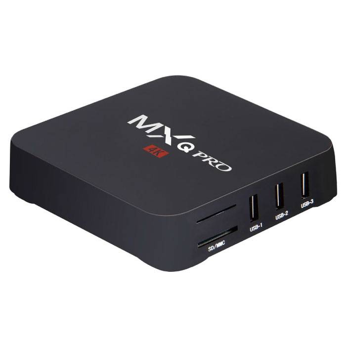 Stuff Certified® MXQ Pro 4K TV Box Mediaspeler Android Kodi - 1GB RAM - 8GB Opslagruimte + Draadloos Toetsenbord