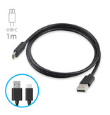 Stuff Certified® USB - Cavo di ricarica USB-C Cavo dati Android 1 metro nero